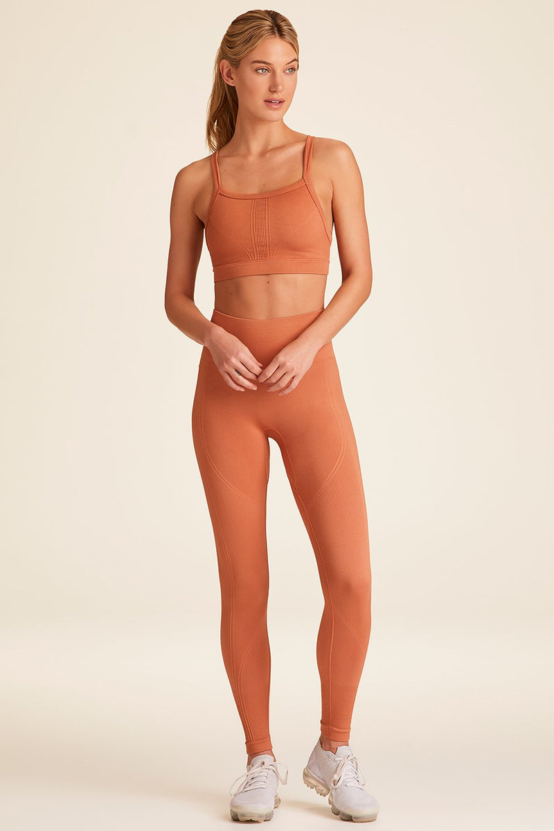 Alala | Flow Seamless Tights in Terracotta